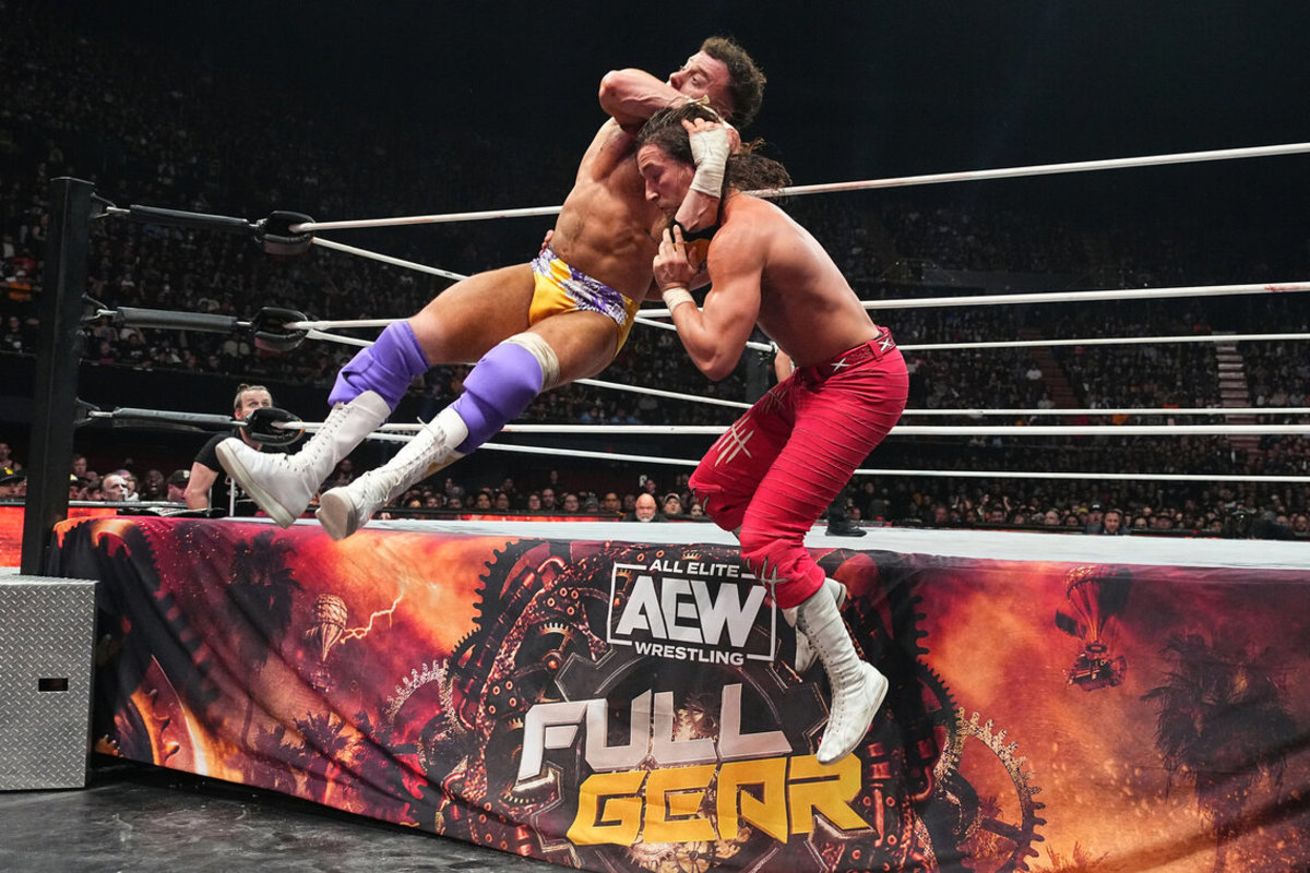 ... then wrestled an outstanding 29-minute match in the main event